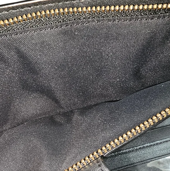 COACH Smooth Black Leather Skinny Wallet - Picture 12 of 12